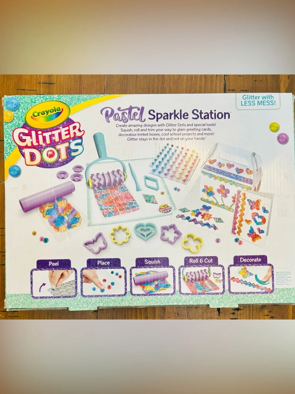 Crayola Pastel Sparkle Station Craft Kit - NIB